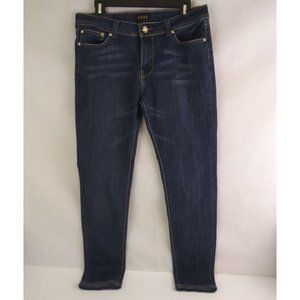 Izzi Jeans USA Women's Jeweled Whiskered Metallic Embroidered Jeans Size 15